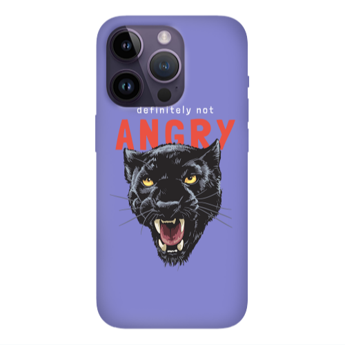 Apple iPhone 14 Pro  Pointed teeth Purple Colored Silicone TPU Θήκη