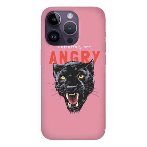 Apple iPhone 14 Pro  Pointed teeth Pink Colored Silicone TPU Θήκη