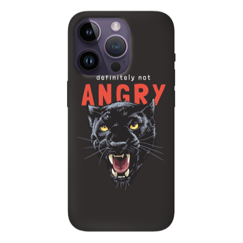 Apple iPhone 14 Pro  Pointed teeth Black Colored Silicone TPU Θήκη