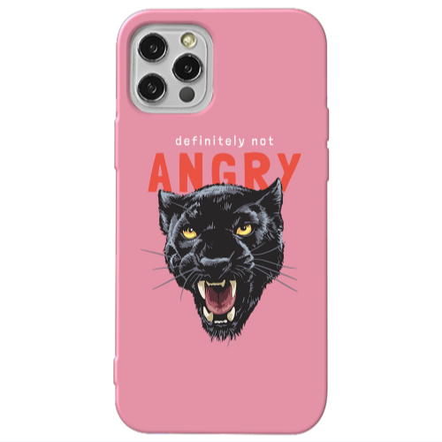 Apple iPhone 13 Pro Pointed teeth Pink Colored Silicone TPU Θήκη