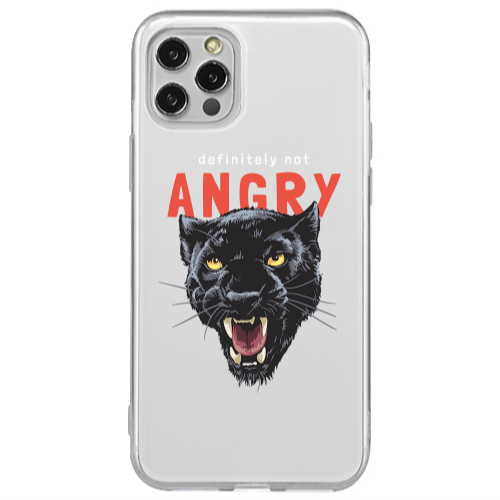 Apple iPhone 12 Pro Pointed teeth Transparent Silicone TPU Θήκη