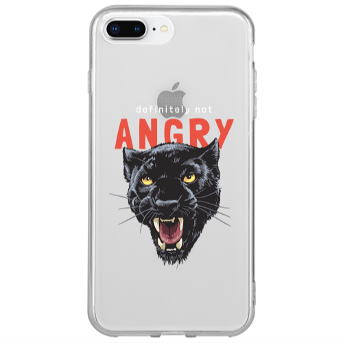 Apple iPhone 7 Plus Pointed teeth Transparent Silicone TPU Θήκη