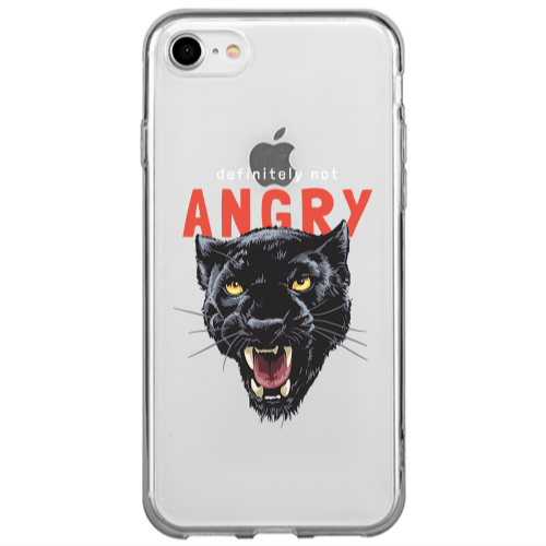 Apple iPhone SE 2020 Pointed teeth Transparent Silicone TPU Θήκη