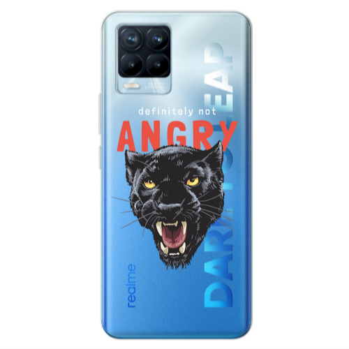 Realme 8 Pro Pointed teeth Transparent Silicone TPU Θήκη