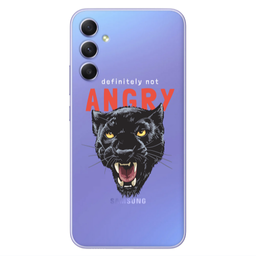 Samsung A34 Pointed teeth Transparent Silicone TPU Θήκη