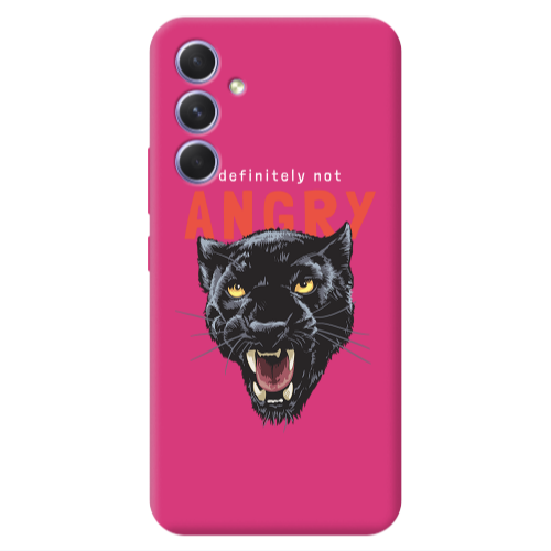 Samsung A54 Pointed teeth Fuchsia Colored Silicone TPU Θήκη