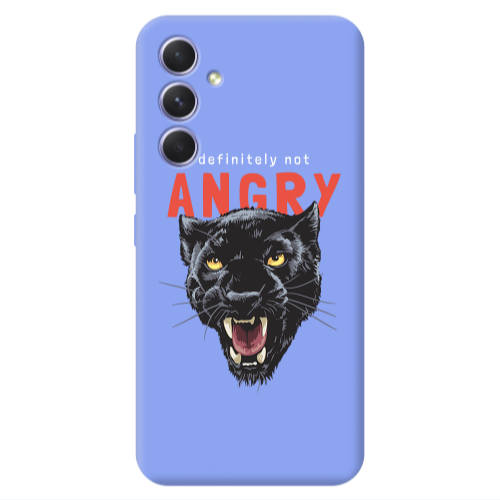 Samsung A54 Pointed teeth Light Purple Colored Silicone TPU Θήκη