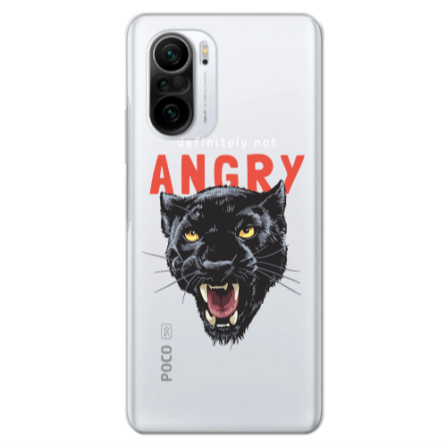 Xiaomi Poco F3 Pointed teeth Transparent Silicone TPU Θήκη