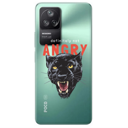 Xiaomi Poco F4 Pointed teeth Transparent Silicone TPU Θήκη