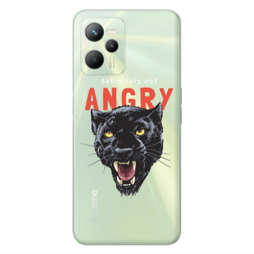 Realme C35 Pointed teeth Transparent Silicone TPU Θήκη