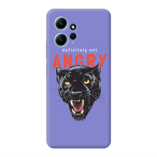 Xiaomi Redmi Note 12 4G Pointed teeth Purple Colored Silicone TPU Θήκη