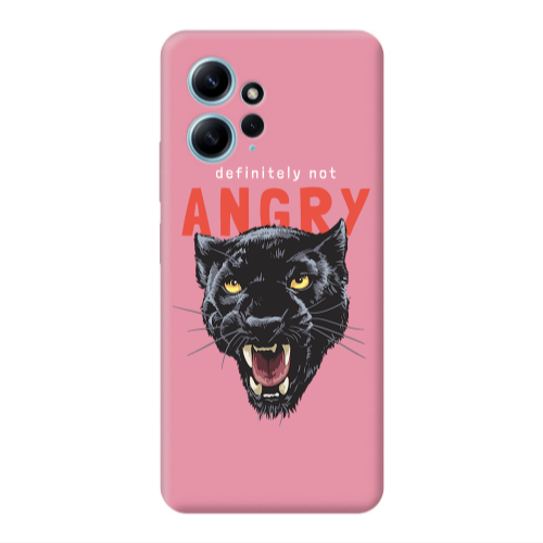 Xiaomi Redmi Note 12 4G Pointed teeth Pink Colored Silicone TPU Θήκη
