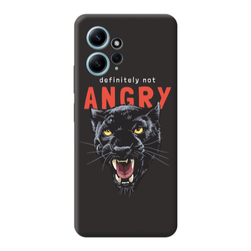 Xiaomi Redmi Note 12 4G Pointed teeth Black Colored Silicone TPU Θήκη