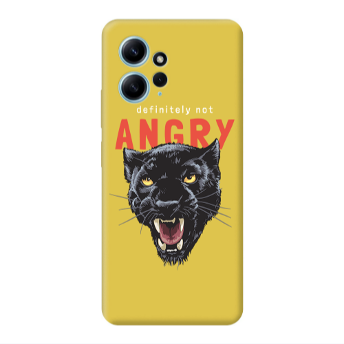 Xiaomi Redmi Note 12 4G Pointed teeth Yellow Colored Silicone TPU Θήκη