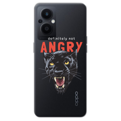 Oppo Reno 7 Lite Pointed teeth Transparent Silicone TPU Θήκη
