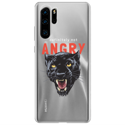 Huawei P30 Pro Pointed teeth Transparent Silicone TPU Θήκη