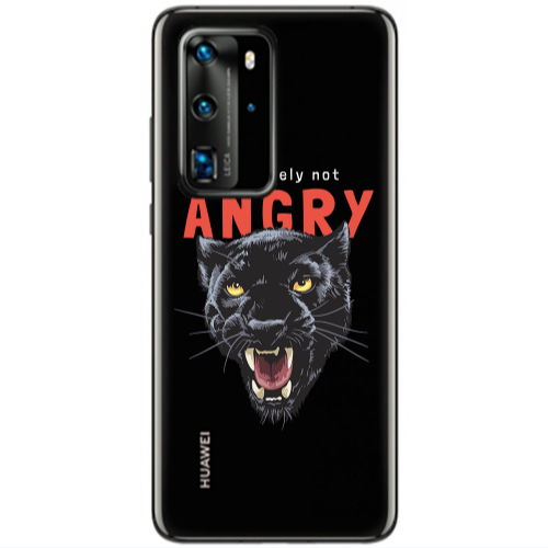 Huawei P40 Pro Pointed teeth Transparent Silicone TPU Θήκη