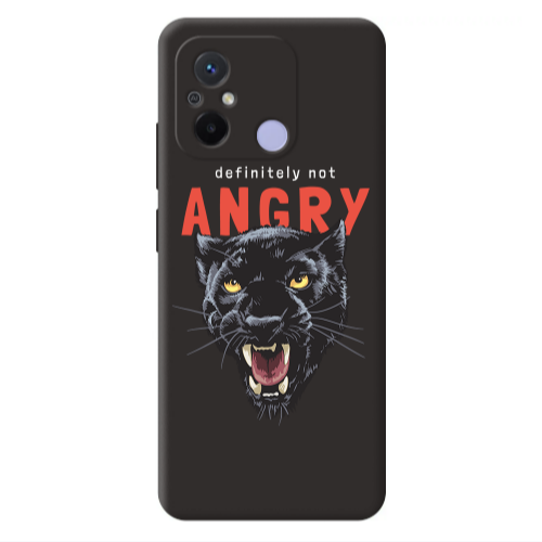 Xiaomi Redmi 12C Pointed teeth Black Colored Silicone TPU Θήκη