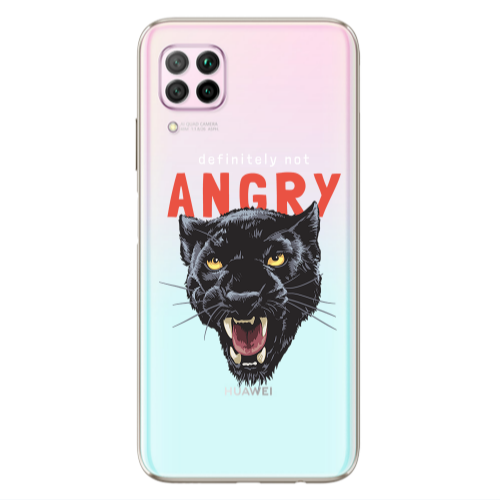 Huawei P40 Lite Pointed teeth Transparent Silicone TPU Θήκη