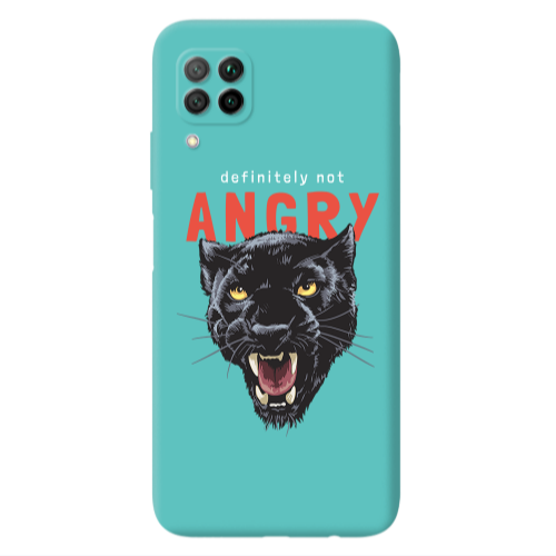 Huawei P40 Lite Pointed teeth Turquoise Colored Silicone TPU Θήκη