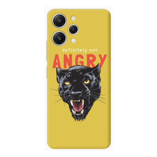 Xiaomi Redmi 12 Pointed teeth Yellow Colored Silicone TPU Θήκη