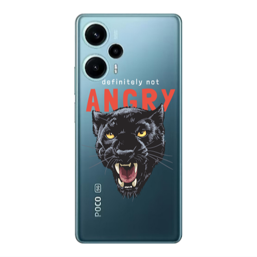 Xiaomi Poco F5 Pointed teeth Transparent Silicone TPU Θήκη