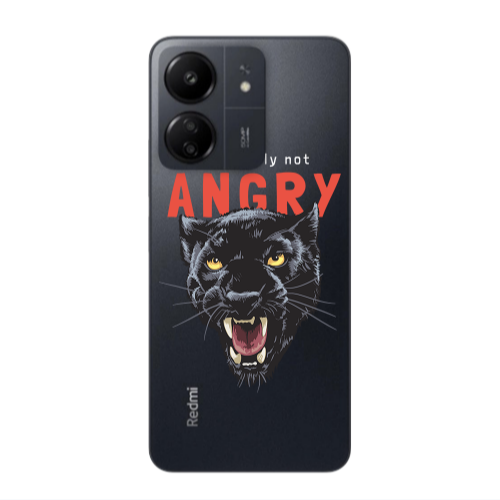 Xiaomi Redmi 13C Pointed teeth Transparent Silicone TPU Θήκη