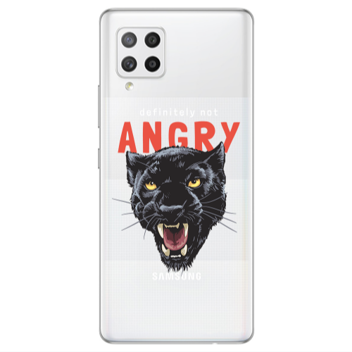 Samsung A42 5G Pointed teeth Transparent Silicone TPU Θήκη
