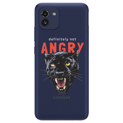 Samsung A03 Pointed teeth Transparent Silicone TPU Θήκη