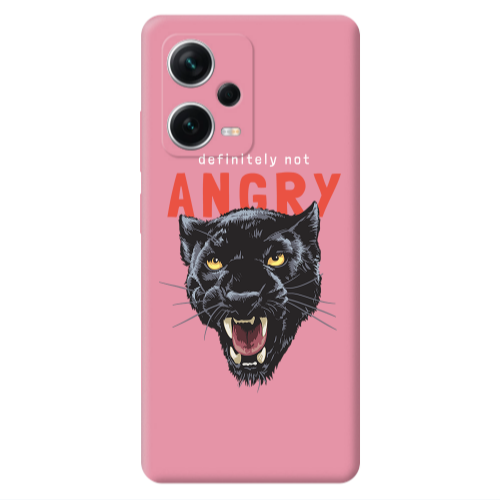 Xiaomi Poco X5 Pointed teeth Pink Colored Silicone TPU Θήκη