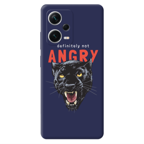 Xiaomi Poco X5 Pointed teeth Dark blue Colored Silicone TPU Θήκη