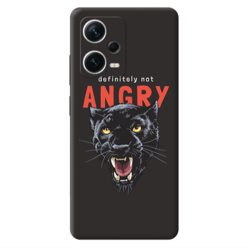 Xiaomi Poco X5 Pointed teeth Black Colored Silicone TPU Θήκη