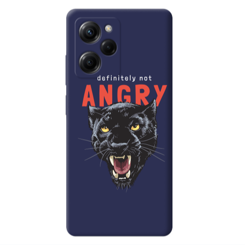 Xiaomi Poco X5 Pro Pointed teeth Dark blue Colored Silicone TPU Θήκη