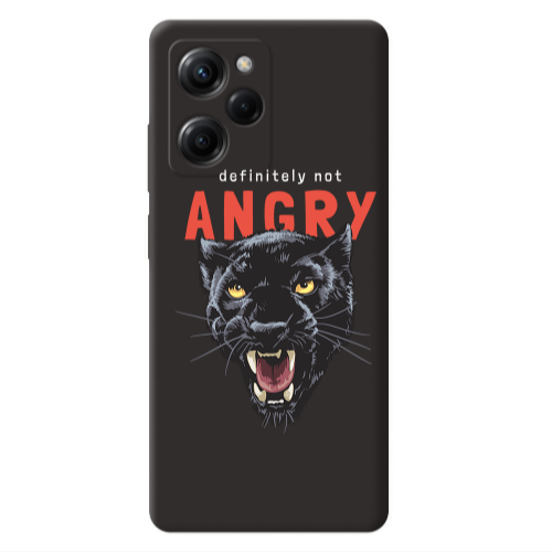 Xiaomi Poco X5 Pro Pointed teeth Black Colored Silicone TPU Θήκη