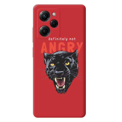 Xiaomi Poco X5 Pro Pointed teeth Red Colored Silicone TPU Θήκη
