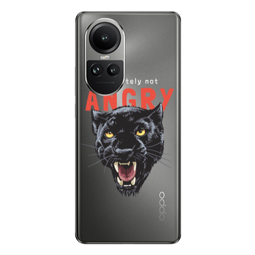 Oppo Reno10 5G Pointed teeth Transparent Silicone TPU Θήκη