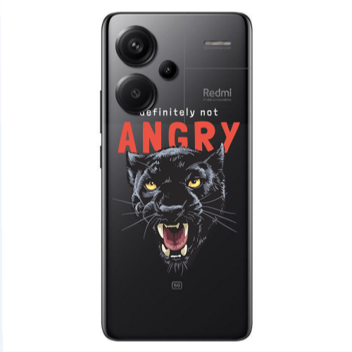 Xiaomi Redmi Note 13 Pro+ 5G  Pointed teeth Transparent Silicone TPU Θήκη