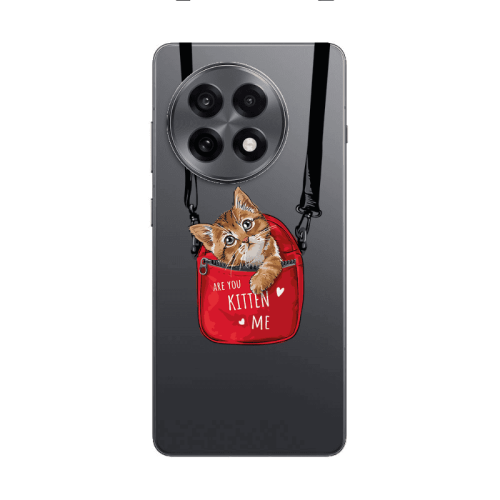 Oneplus 13 5G Are you kitten Transparent Silicone TPU Θήκη
