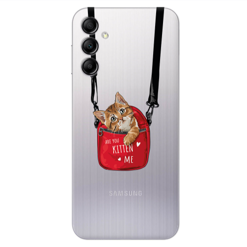 Samsung A24 Are you kitten Transparent Silicone TPU Θήκη
