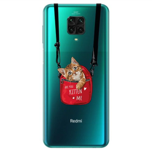 Xiaomi Redmi Note 9S Are you kitten Transparent Silicone TPU Θήκη