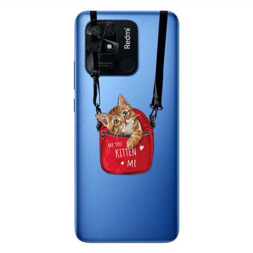 Xiaomi Poco C40 Are you kitten Transparent Silicone TPU Θήκη