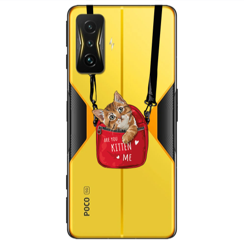 Xiaomi Poco F4 Gt Are you kitten Transparent Silicone TPU Θήκη