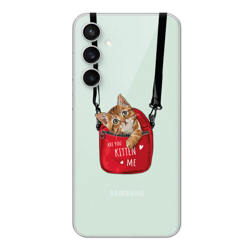 Samsung S24 Plus Are you kitten Transparent Silicone TPU Θήκη