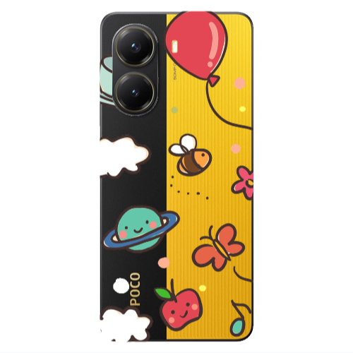 Xiaomi Poco X7 Pro cute little ones Transparent Silicone TPU Θήκη
