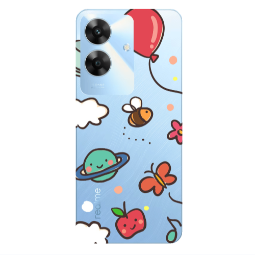 Realme Note 60 cute little ones Transparent Silicone TPU Θήκη