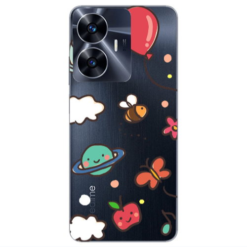 Realme Note 50 cute little ones Transparent Silicone TPU Θήκη