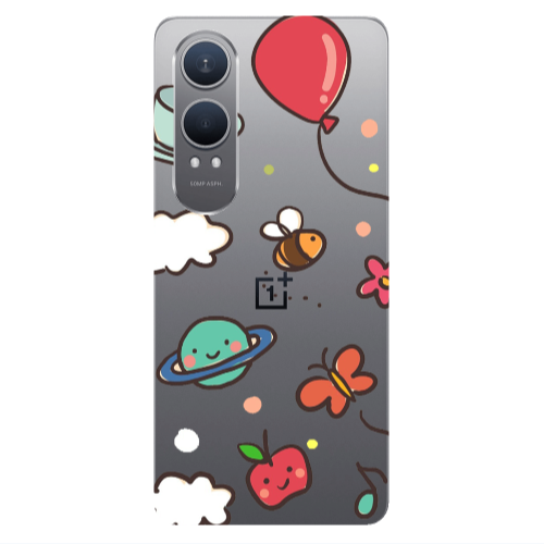 Oneplus Nord Ce 4 lite cute little ones Transparent Silicone TPU Θήκη