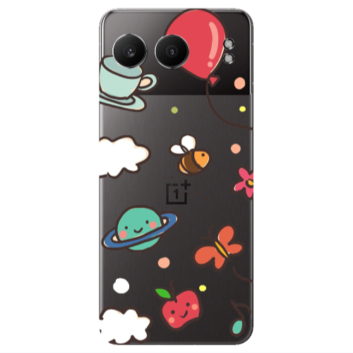 Oneplus Nord 4 cute little ones Transparent Silicone TPU Θήκη