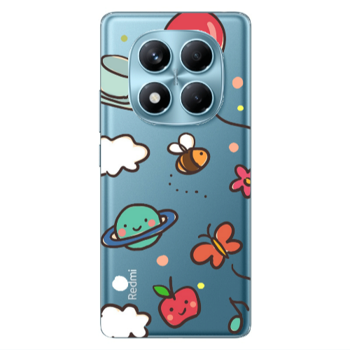 Xiaomi Redmi Note 14 Pro cute little ones Transparent Silicone TPU Θήκη