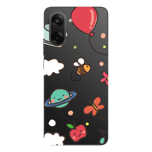 Oneplus Nord CE 5 cute little ones Transparent Silicone TPU Θήκη